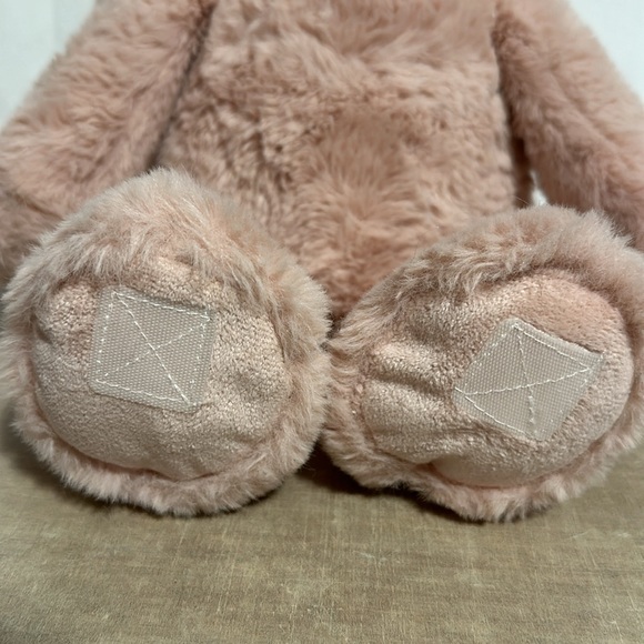 Parents Choice Mauve Blush Pink Rabbit Bunny Stuffed Animal Long Ears - Picture 4 of 4
